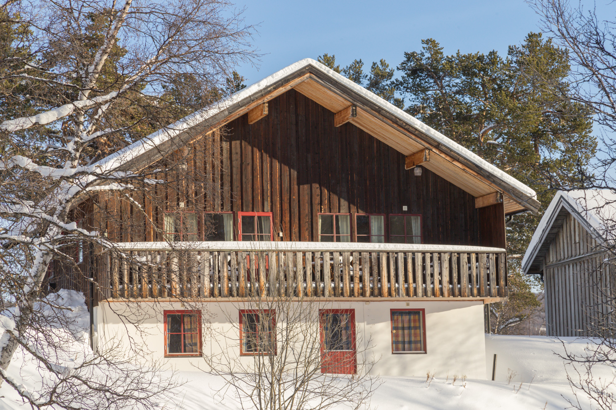Lullen stuga 15 Exteriör vinter-9172